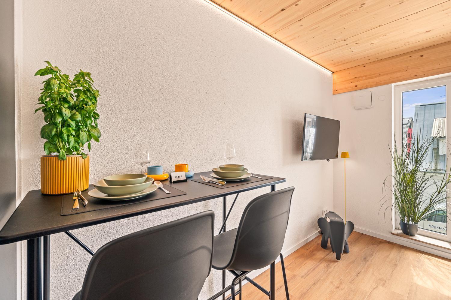 Einzimmer Wohlfuehlapartment Vier Klimatisiert Фридрихсхафен Экстерьер фото